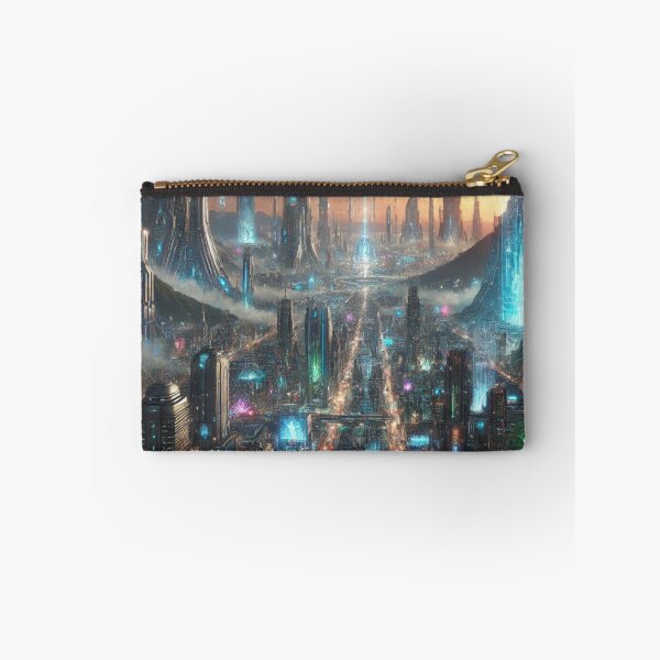 Item preview, Futuristic Metropolis: Neon City of Tomorrow designed and sold by aunins7.