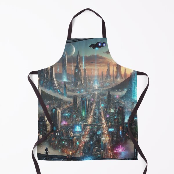 Item preview, Futuristic Metropolis: Neon City of Tomorrow designed and sold by aunins7.