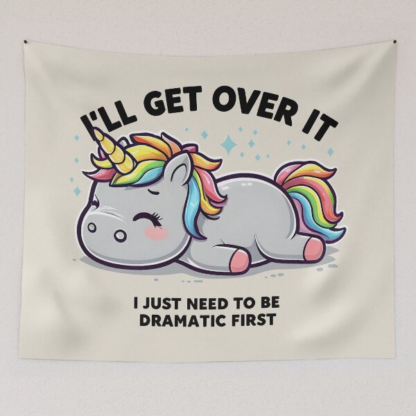 Aperçu de l'œuvre Je m'en remettrai - Dramatic Unicorn créée et vendue par elmindo.