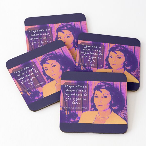 Item preview, Clarice Lispector quote: O que não sei dizer é mais importante do que o que eu digo. designed and sold by artbleed.