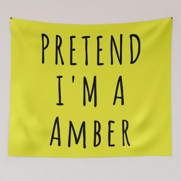 Item preview, Pretend I'm a Amber Costume – Lazy and Easy Halloween Outfit designed and sold by DesignDazzles.