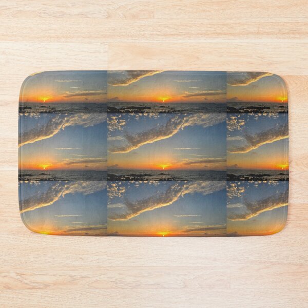 Item preview, The sunrise scenery of Jeju sea with clouds, sea, and rising sun that gives off a strong autumn feeling, east of Jeju, Korea. designed and sold by human8891.