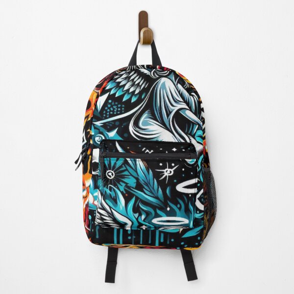 Item preview, Celestial and Infernal Fusion in Urban Graffiti designed and sold by Imaginarium of Chaos falcon88 .