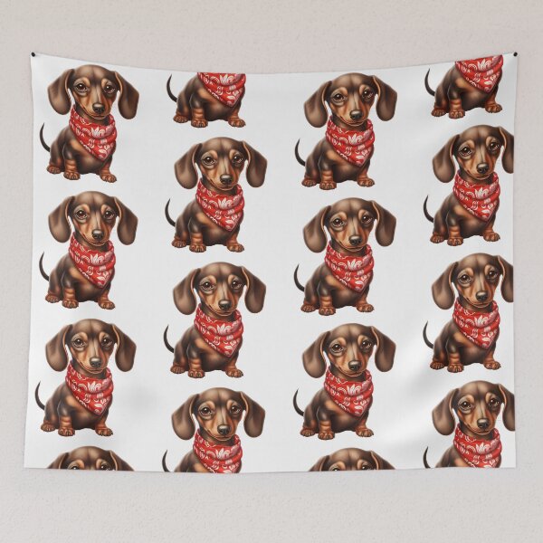 Artikelvorschau, Niedliche Dackelhundekunst entworfen und verkauft von Ravensplace22.