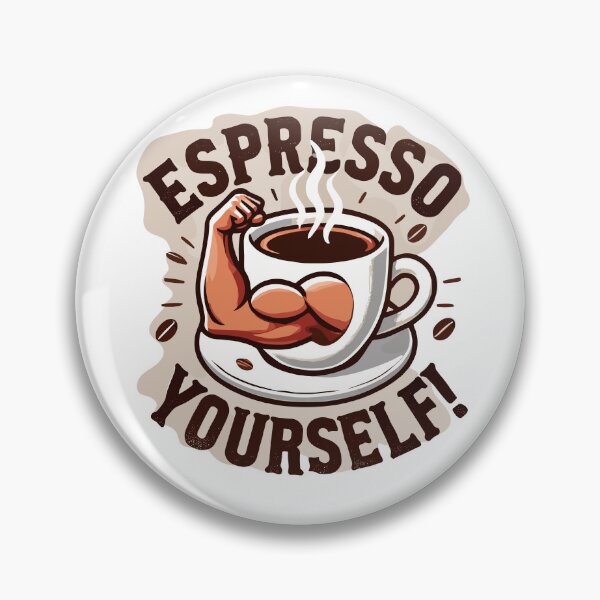 Item preview, Expresso Yourself Unisex Tee, Coffee Lover Shirt, Caffeine Addict Top, Funny Barista Gift designed and sold by DentonRose.