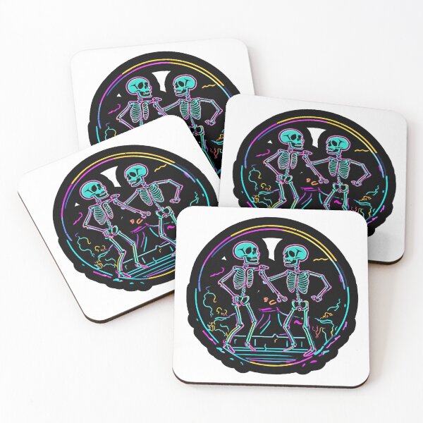 Item preview, Till Death Do Us Party | skeleton dance party designed and sold by FitEnvy.
