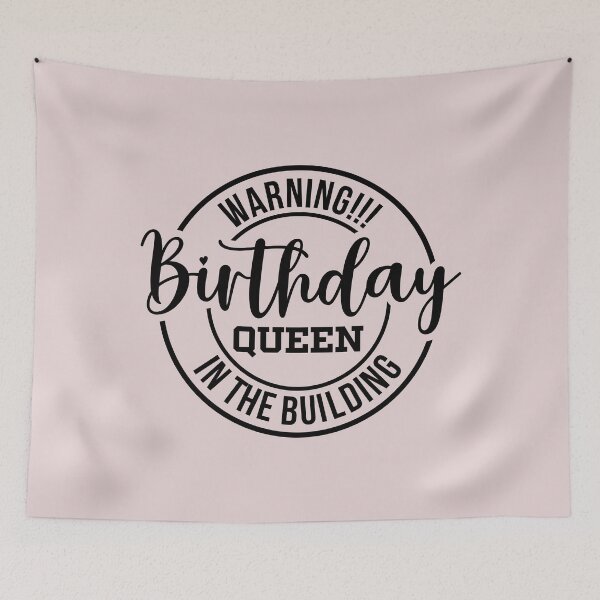 Item preview, Warning Birthday Queen in the Building | Women’s Birthday Girl designed and sold by jensbyorlando.