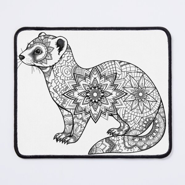 Item preview, Ferret Art: Mandala Patterns Unleashed designed and sold by NeoArtworks.