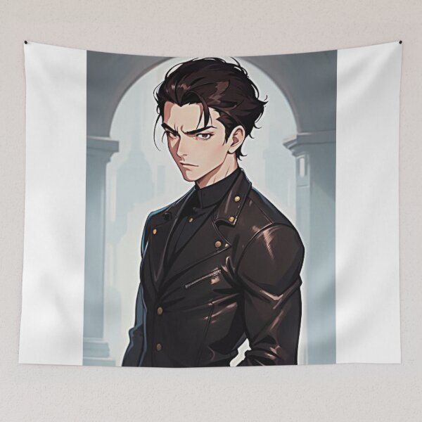 Item preview, Sigma Gentleman in Black Leather Jacket designed and sold by Innercosmic.