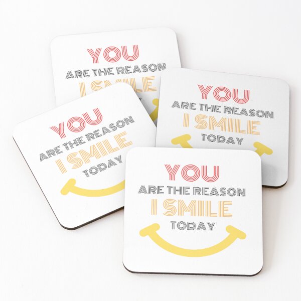 Item preview, Smiling because of you inspirational  designed and sold by theconfusedangler.