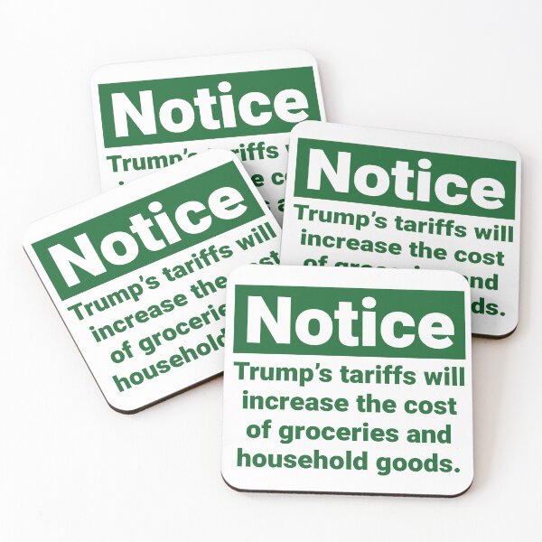 Item preview, Notice about Trump’s tariff plan  designed and sold by Rachel the Artist .