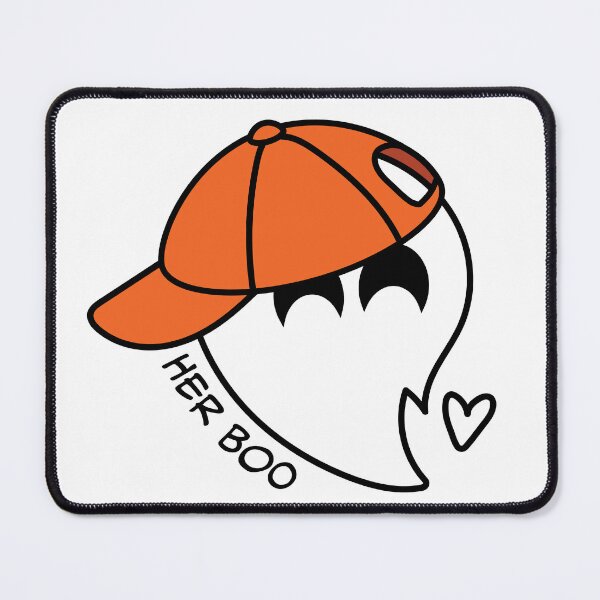 Item preview, Ghost Couple Shirts Orange Her Boo designed and sold by MakerOfPaper.