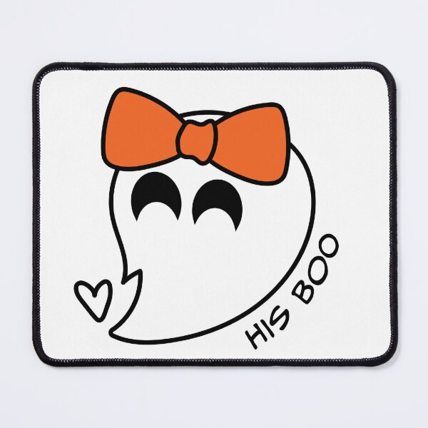 Item preview, Ghost Couple Shirts Orange His Boo designed and sold by MakerOfPaper.