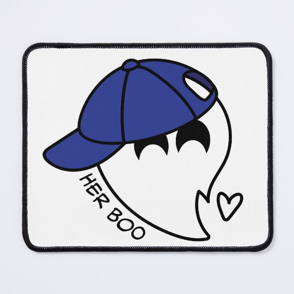 Item preview, Ghost Couple Shirts Blue Her Boo designed and sold by MakerOfPaper.
