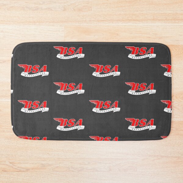 Item preview, BSA Motorcycles Logo in white for dark backgrounds designed and sold by vintageracer.