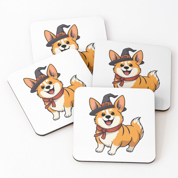 Item preview, Adorable Witch Corgi designed and sold by EpicPaws.