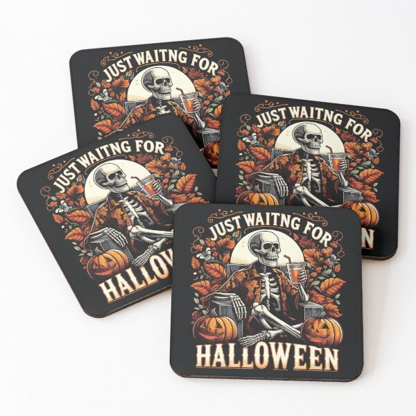 Item preview, Chilling Skeleton Waiting for Halloween designed and sold by -DEEWOLF-.