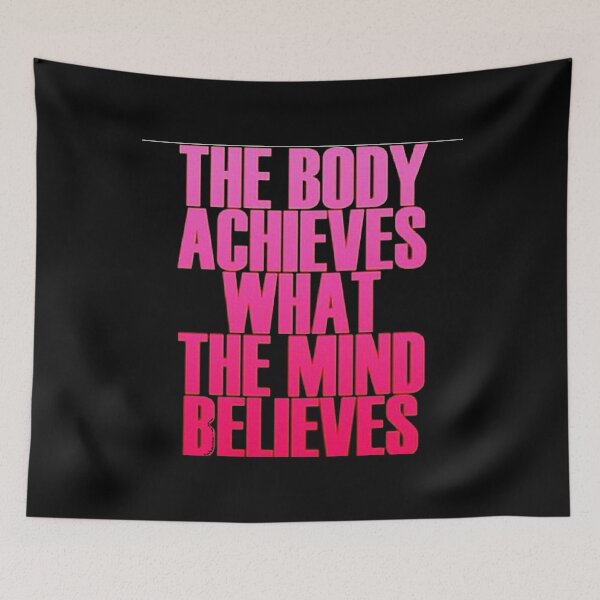 Item preview, Tony Robbins Motivation - The Body Achieves What The Mind Believes designed and sold by pinkycherry.