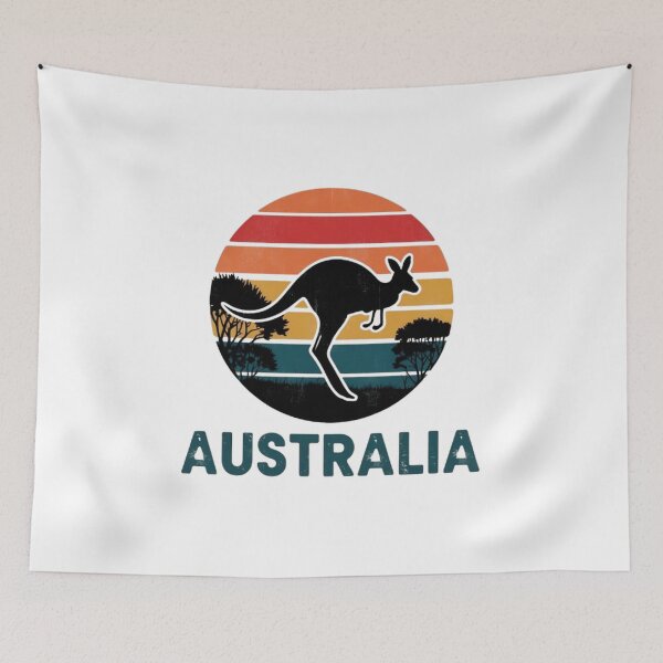 Item preview, Retro Vintage Animal Australia Kangaroo  designed and sold by SOUFIANE1991.