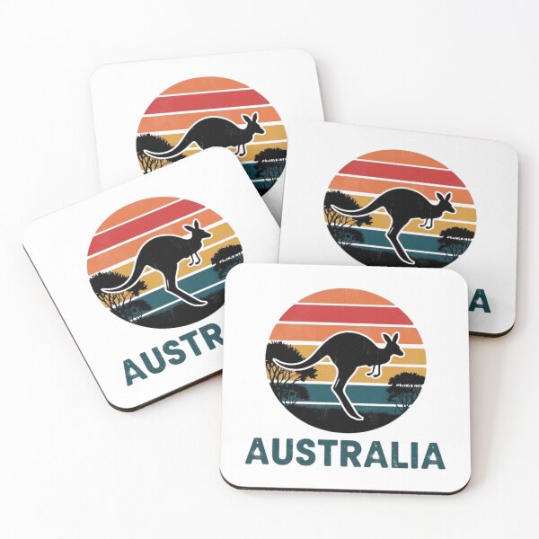 Item preview, Retro Vintage Animal Australia Kangaroo  designed and sold by SOUFIANE1991.