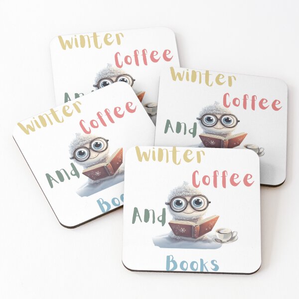 Item preview, Winter Coffee and Books designed and sold by Hummy-studio.