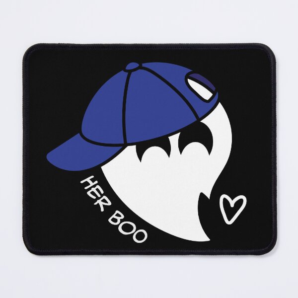 Item preview, Ghost Couple Shirts Blue Her Boo with White Font designed and sold by MakerOfPaper.