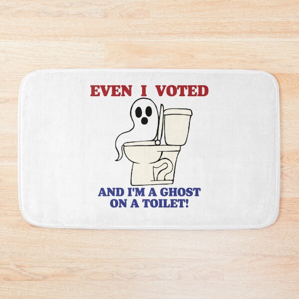 Item preview, Even I Voted Funny Ghost On Toilet Election 2024 designed and sold by TheRainFamily.
