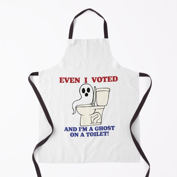 Item preview, Even I Voted Funny Ghost On Toilet Election 2024 designed and sold by TheRainFamily.