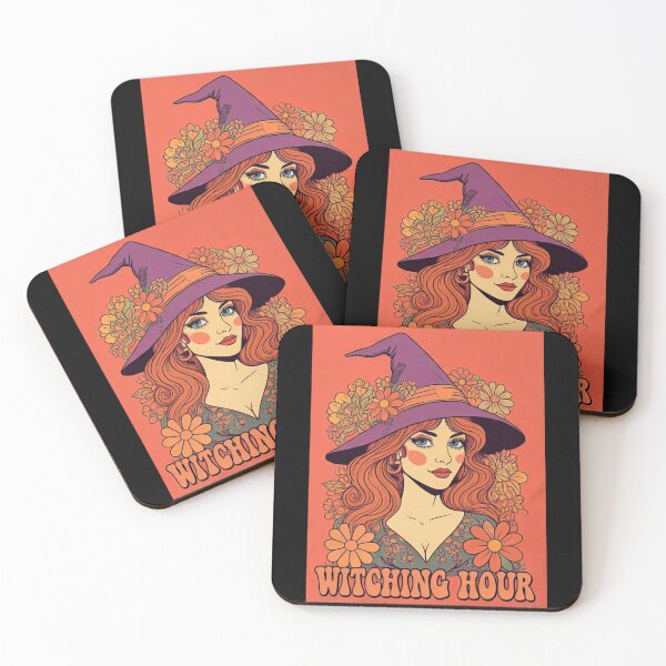 Item preview, WITCHING HOUR | Groovy Witch | Halloween Witch | Witch hat designed and sold by FitEnvy.