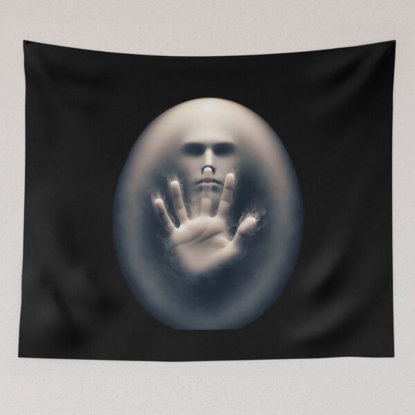 Item preview,  Surreal Face Behind the Veil designed and sold by IllumeInk.