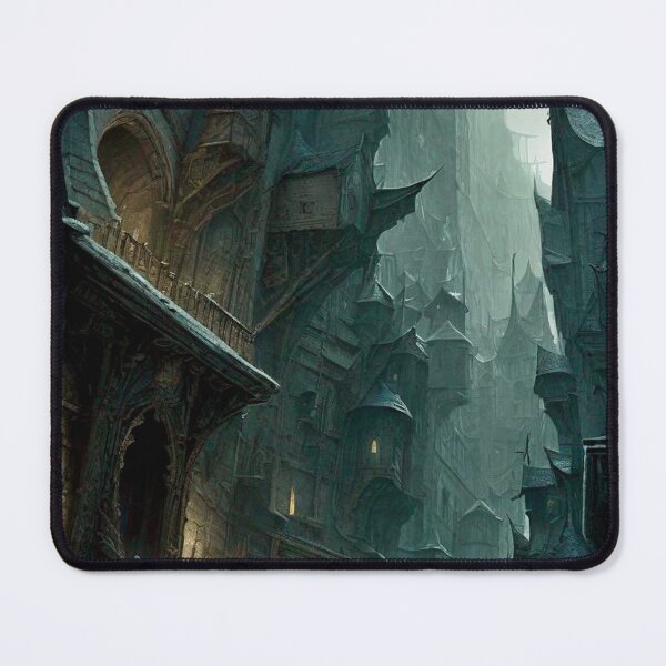 Item preview, Village in the Fog - Dark Fantasy Art concept designed and sold by Delerat7.
