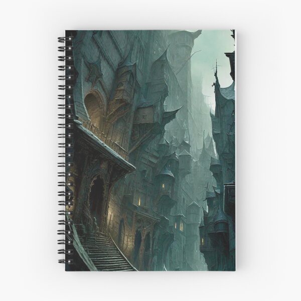 Item preview, Village in the Fog - Dark Fantasy Art concept designed and sold by Delerat7.