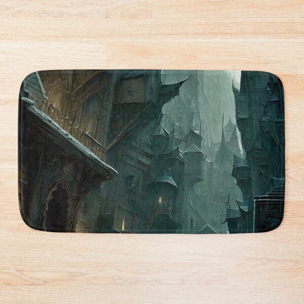 Item preview, Village in the Fog - Dark Fantasy Art concept designed and sold by Delerat7.