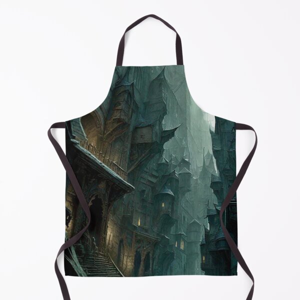 Item preview, Village in the Fog - Dark Fantasy Art concept designed and sold by Delerat7.