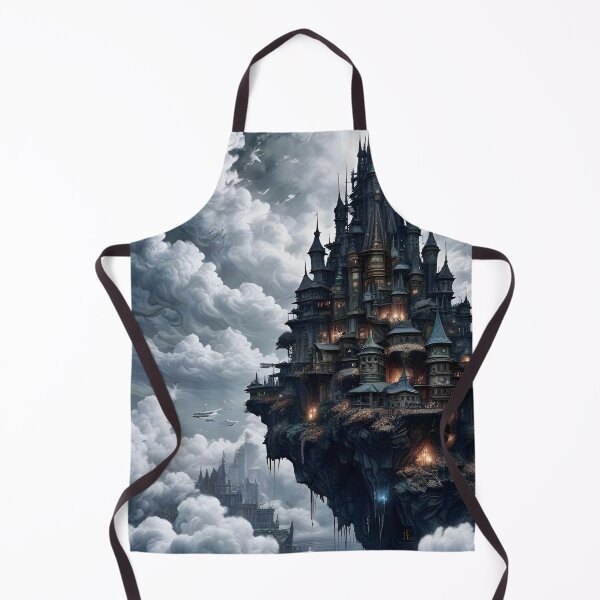 Item preview, Castle in the Clouds 2 - Dark Fantasy Art concept designed and sold by Delerat7.