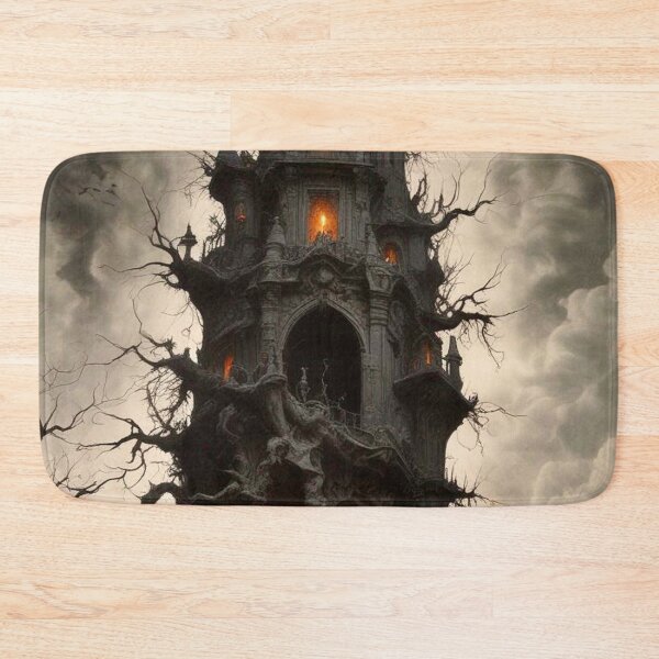 Item preview, Haunted Wizards Tower - Dark Fantasy Art concept designed and sold by Delerat7.