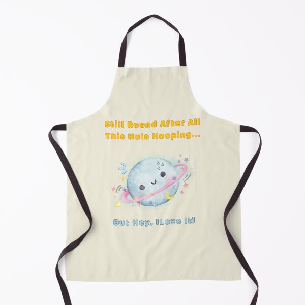 Item preview, Cute Saturn Hula Hooping Fun – Still Round but Lovin' It! designed and sold by manojoly.