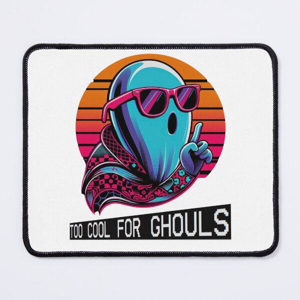 Item preview, Too Cool For Ghouls Funky Halloween Ghost Retro Tee Design 1 designed and sold by A-triple-I.