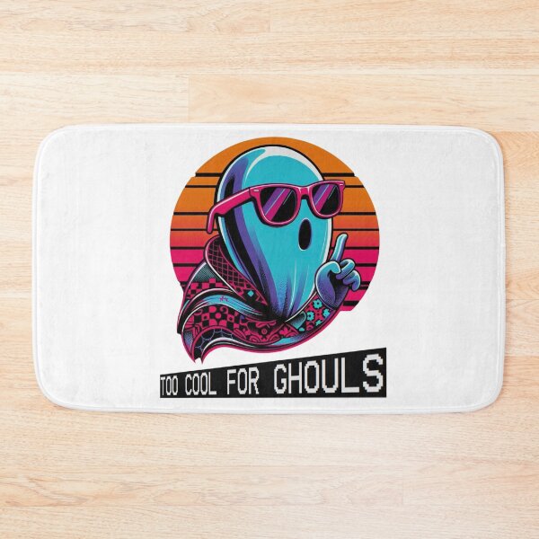 Item preview, Too Cool For Ghouls Funky Halloween Ghost Retro Tee Design 1 designed and sold by A-triple-I.