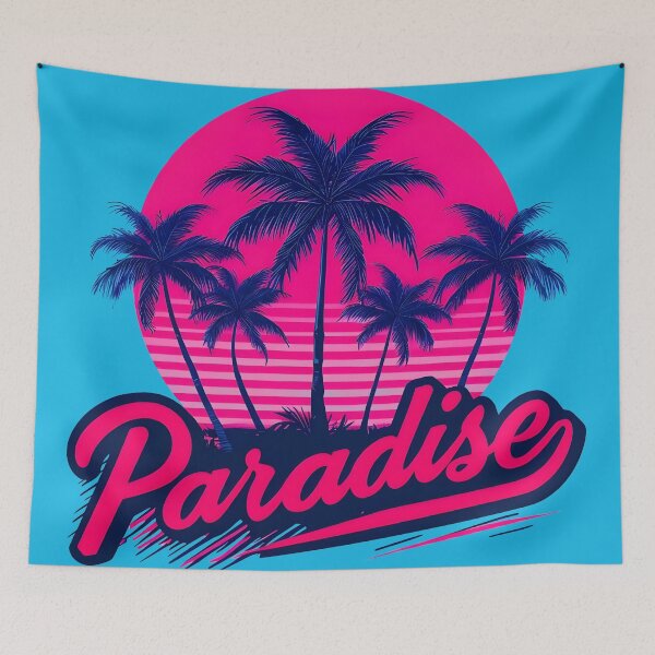 Item preview, Retro Paradise designed and sold by elmindo.