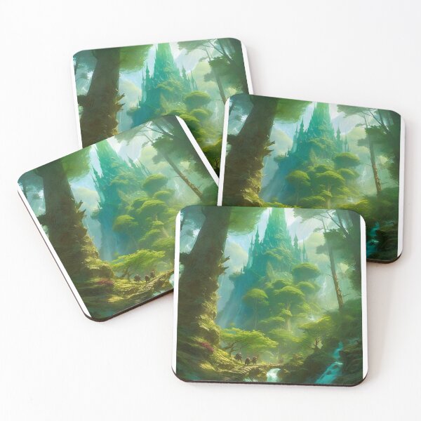 Item preview, Feywild Forest - Dark Fantasy Art concept designed and sold by Delerat7.