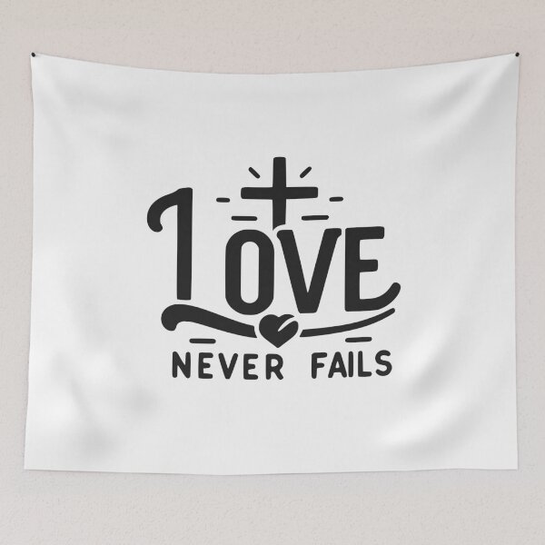 Item preview, Love Never Fails designed and sold by Frank Ring.