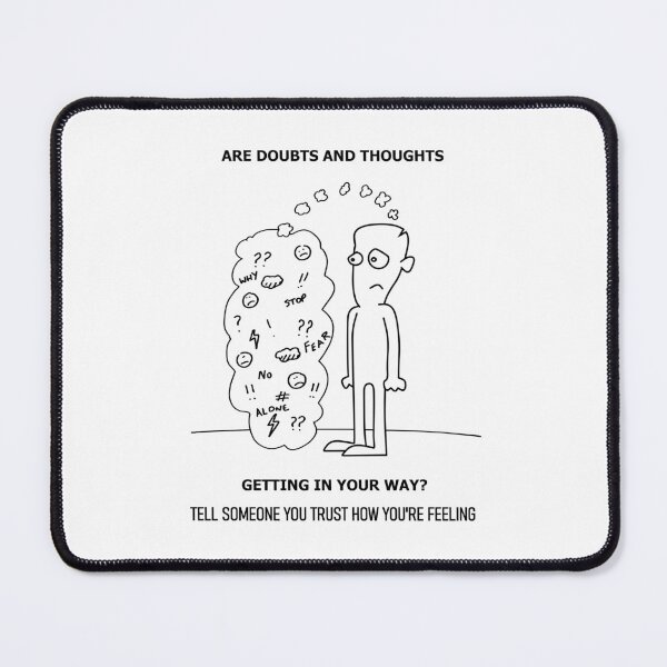 Item preview, Thoughts and doubts designed and sold by beerman70.