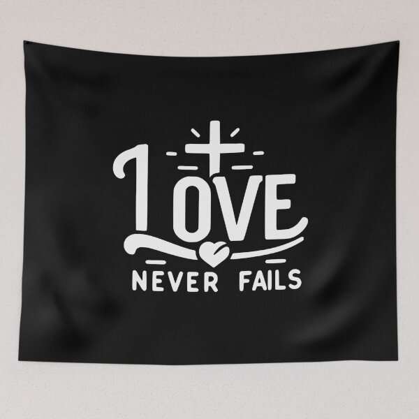 Item preview, Love Never Fails designed and sold by Frank Ring.