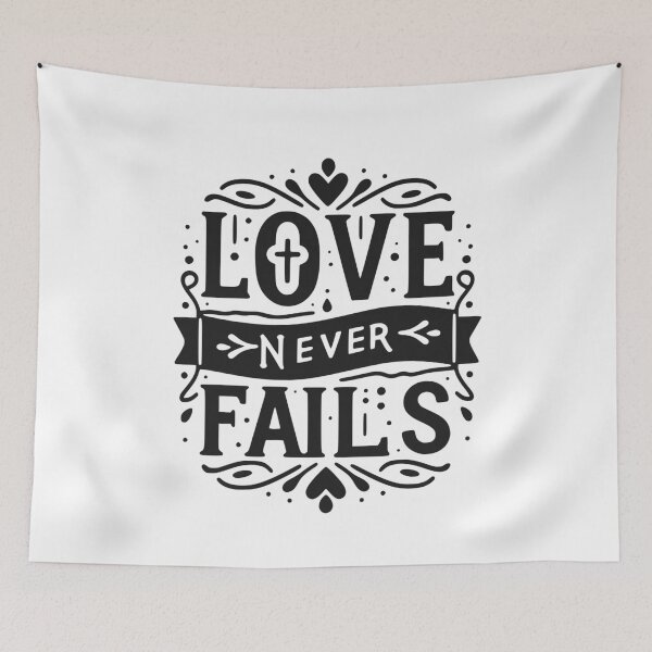 Item preview, Love Never Fails designed and sold by Frank Ring.