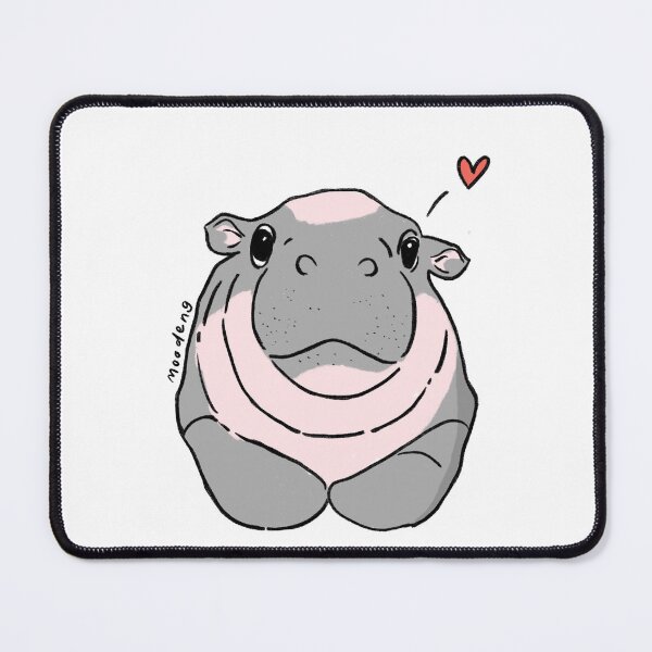 Item preview, Moo-Deng the cutest baby hippo designed and sold by heyienstudio.