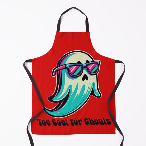 Item preview, Too Cool For Ghouls Funky Halloween Ghost Retro Tee Design 2 designed and sold by A-triple-I.