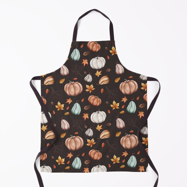 Item preview, Autumn Delights, Fall Pattern of Squash and Pumpkins, Brown Background designed and sold by Audrey Janvier | AJD.