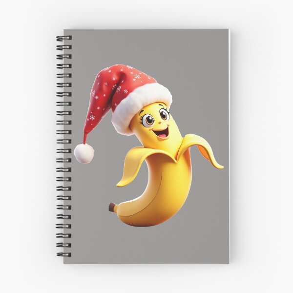 Item preview, Fun Christmas Banana with a Santa Hat for the Festive Yuletide Season  designed and sold by Camel & Quirk.