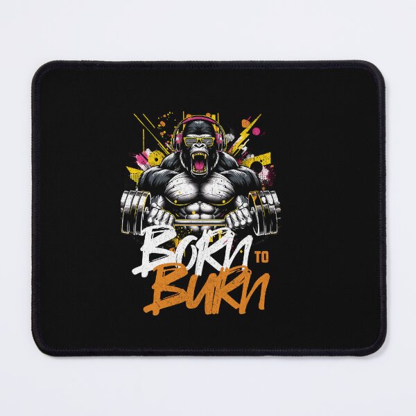 Item preview, angry gorilla lifting weight designed and sold by ShawishArt.
